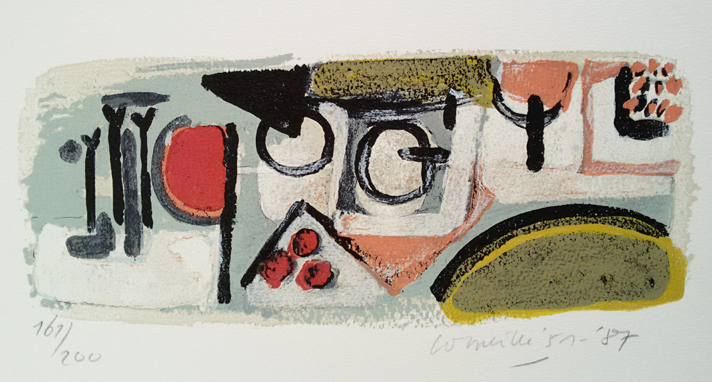 Corneille - April in Paris, zeefdruk verkocht voor € 150!