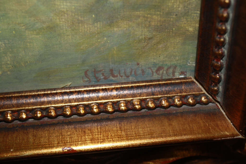 Rudolph Louis Stuivinga - de bild - BLOEMSTILLEVEN in DELFTSE POT kopen? Bied vanaf 125!