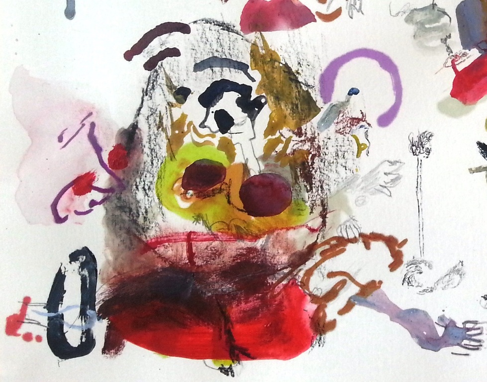 PAUL LOUIS VAN DEN BERGH (1967- ) Gemengde Techniek - "Flarderen" - 2015 kopen? Bied vanaf 145!