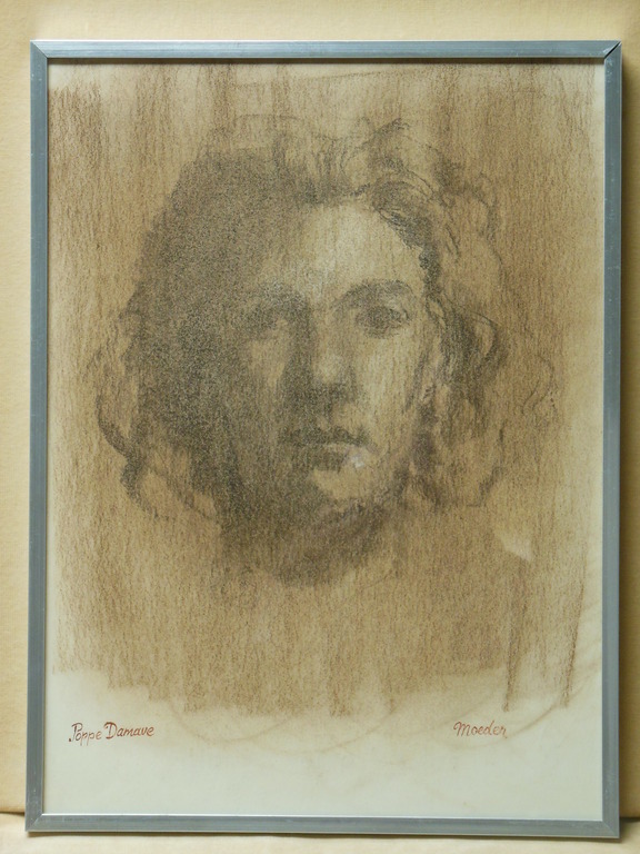 Poppe Damave, Tekening, Moeder kopen? Bied vanaf 30!