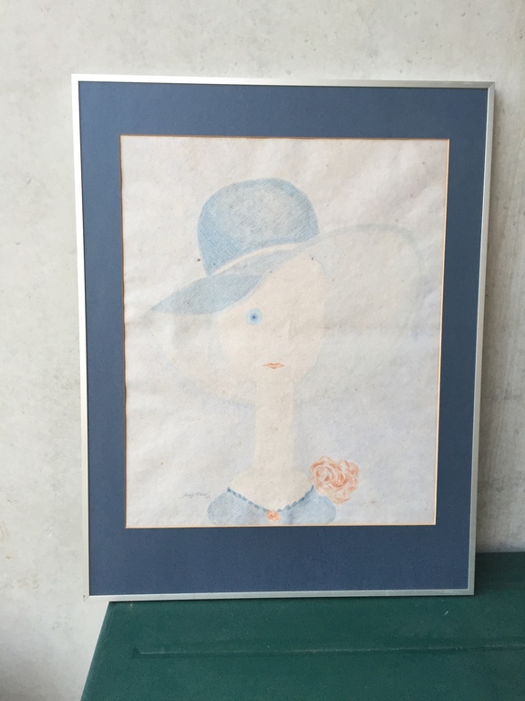 Jenny Fleur - Potlood, pastel, conté 1983 - Vormenspel 8 kopen? Bied vanaf 1!