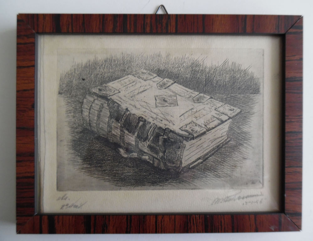 Ets, onduidelijk gesigneerd, bijbel / boek kopen? Bied vanaf 1!