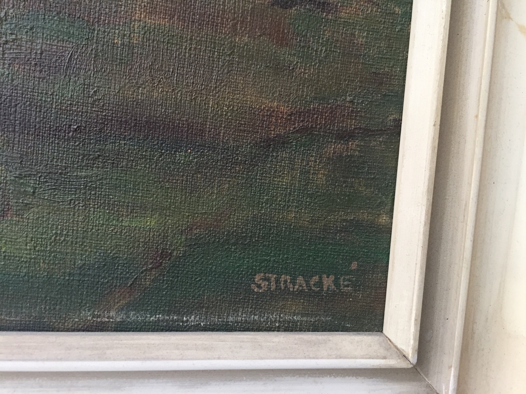 Leo Stracke - Olieverf op doek 1957 - Clingendael (II) kopen? Bied vanaf 1!