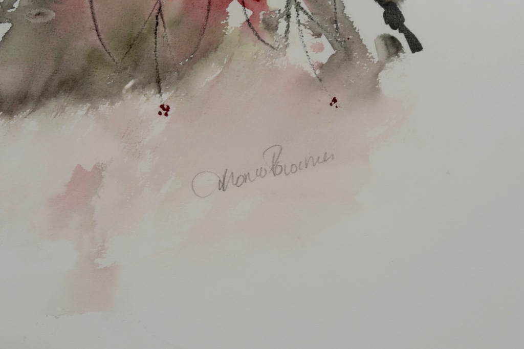 Antonio Poioumen, Aquarel, Geschikt - Ingelijst kopen? Bied vanaf 1!