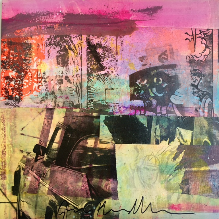 George Heidweiller - gemengde techniek op hout geschilderd - twee luik. kopen? Bied vanaf 250!