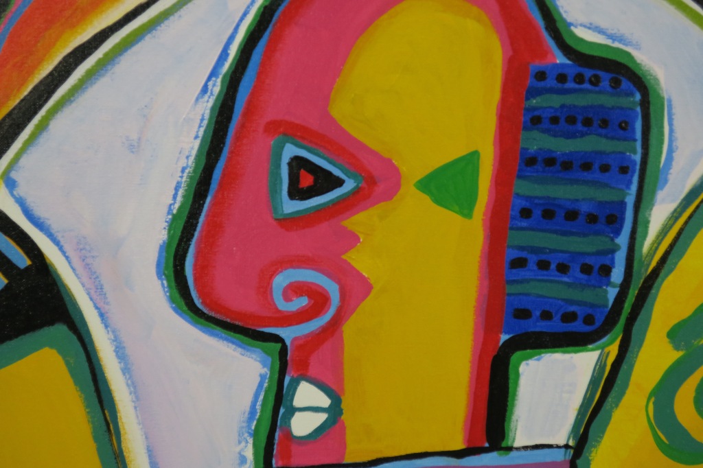 Clemens Briels: Acryl op doek, Director of Currency - Ingelijst (Groot!) kopen? Bied vanaf 450!