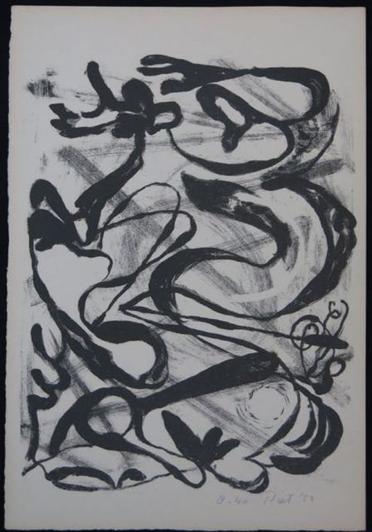 Piet van Stuivenberg: Litho, Zonder titel (Creatie 1952) kopen? Bied vanaf 1!