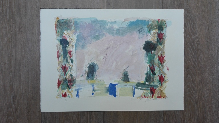 Richard Smeets, zeefdruk op papier kopen? Bied vanaf 20!