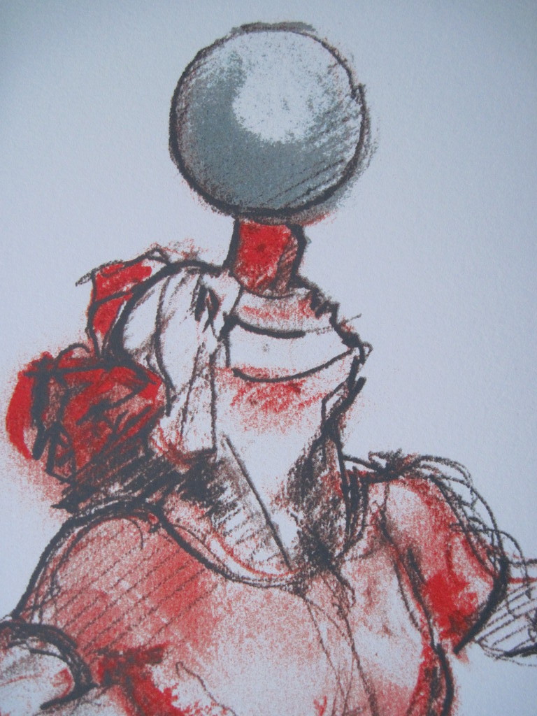 Charlie Rivel - handgesigneerde kleurenlitho -  oplage 350 exemplaren kopen? Bied vanaf 50!