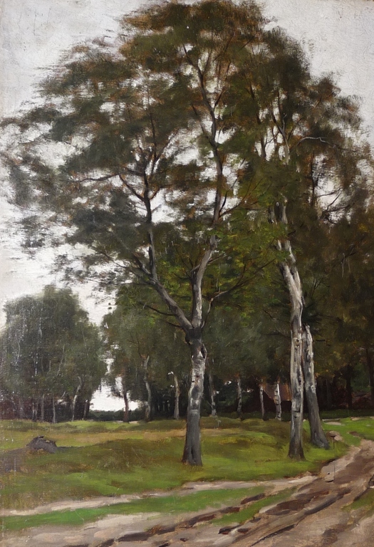 H.J. van der Weele: Olieverf op paneel op doek (maroufle), kopen? Bied vanaf 375!