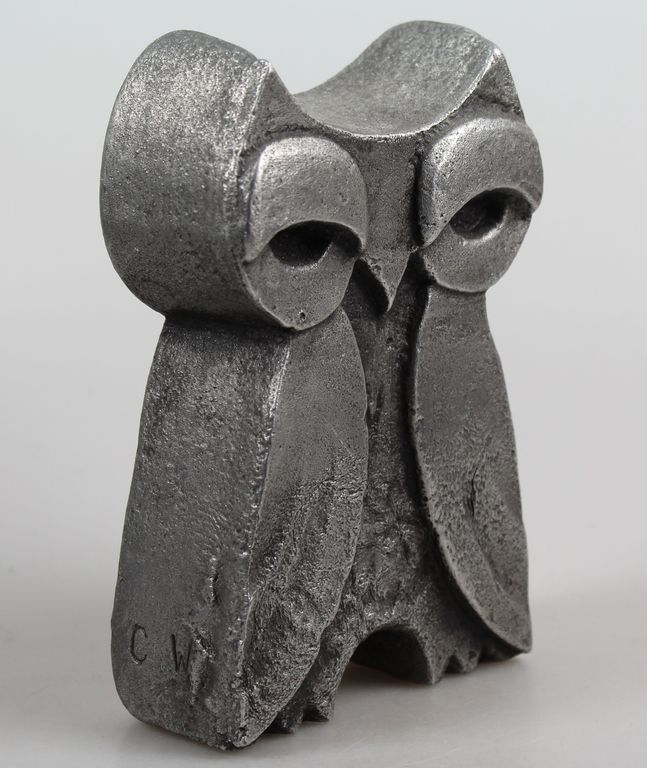 Willy Ceysens aluminium sculptuur van een uil kopen? Bied vanaf 85!
