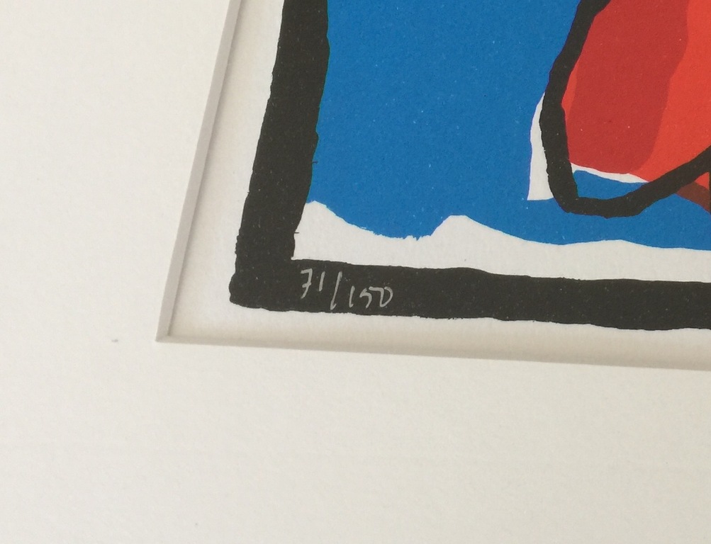 Herman Brood - Handgesigneerde Zeefdruk: "Niets menschelijks is ons vreemd" kopen? Bied vanaf 1!