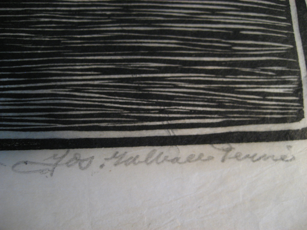 Wall Perné Jos van de, ,Linosnede ,,Zandvoort en een andere toegevoegd. kopen? Bied vanaf 1!