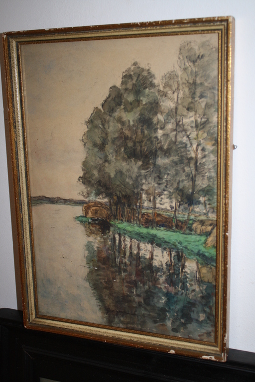 G Poggenbeek - HAAGSE SCHOOL LANDSCHAP met HOOISCHUIT kopen? Bied vanaf 45!