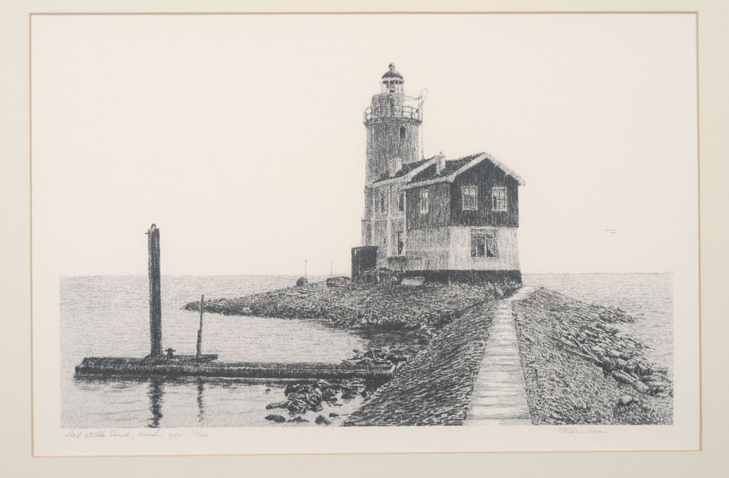 Frans Room: Litho, Marken - Ingelijst kopen? Bied vanaf 20!