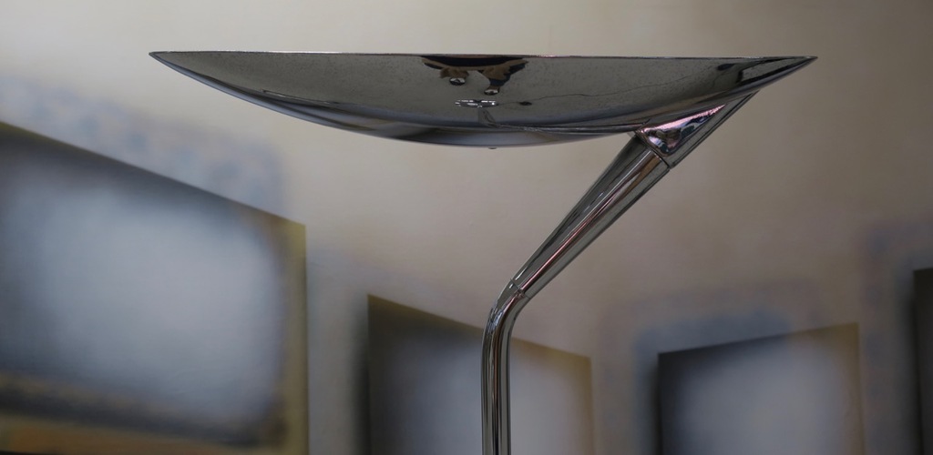 Carpyen: Chromen vloerlamp, Atenea kopen? Bied vanaf 100!