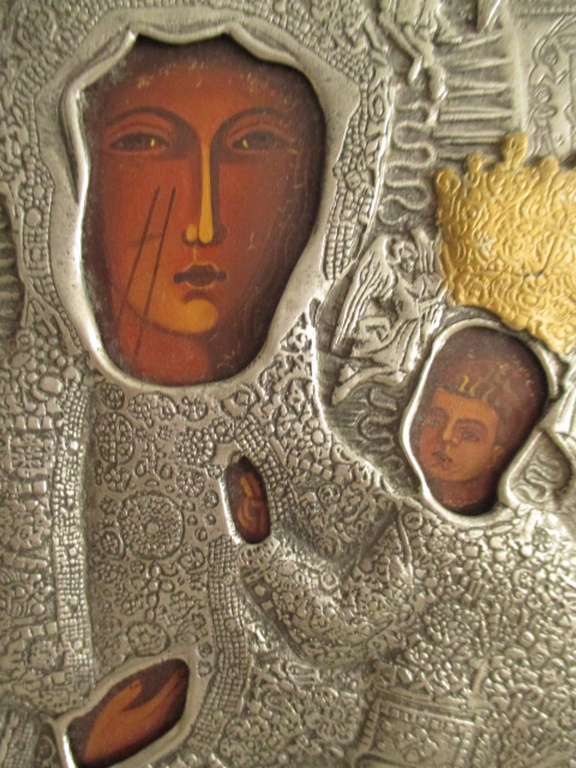 Twee Poolse iconen  van de moeder van God. Matka Boska Częstochowska. kopen? Bied vanaf 30!