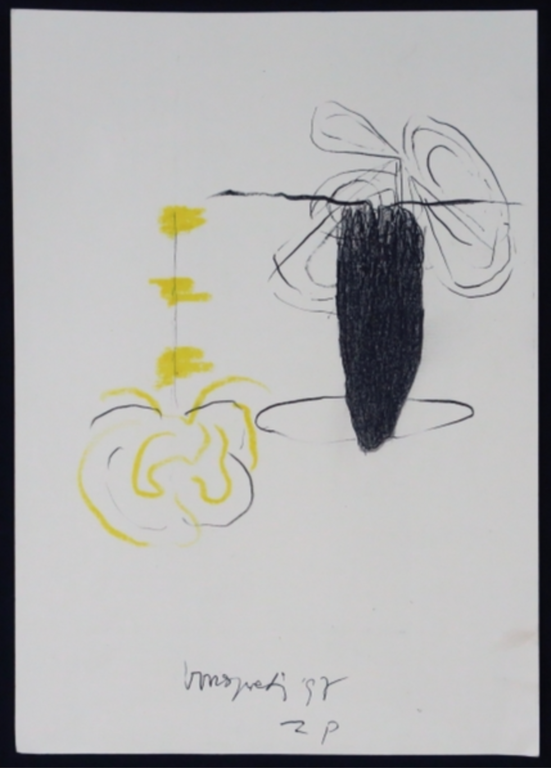 Zoltin Peeter: Tekening, Zonder titel  verkocht voor € 40!
