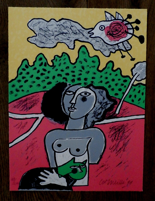 Corneille - zeefdruk: Terre Habitee - 1997 kopen? Bied vanaf 125!