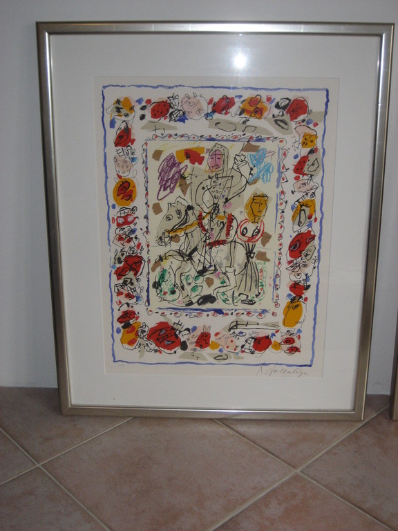 Salentijn, Kees 'KNIGHT' kleurenlitho te koop aangeboden. kopen? Bied vanaf 225!