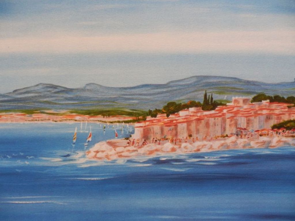 ANNE-MARIE BRIANTE  COTE D,AZUR II   Handgesigneerd kopen? Bied vanaf 1!