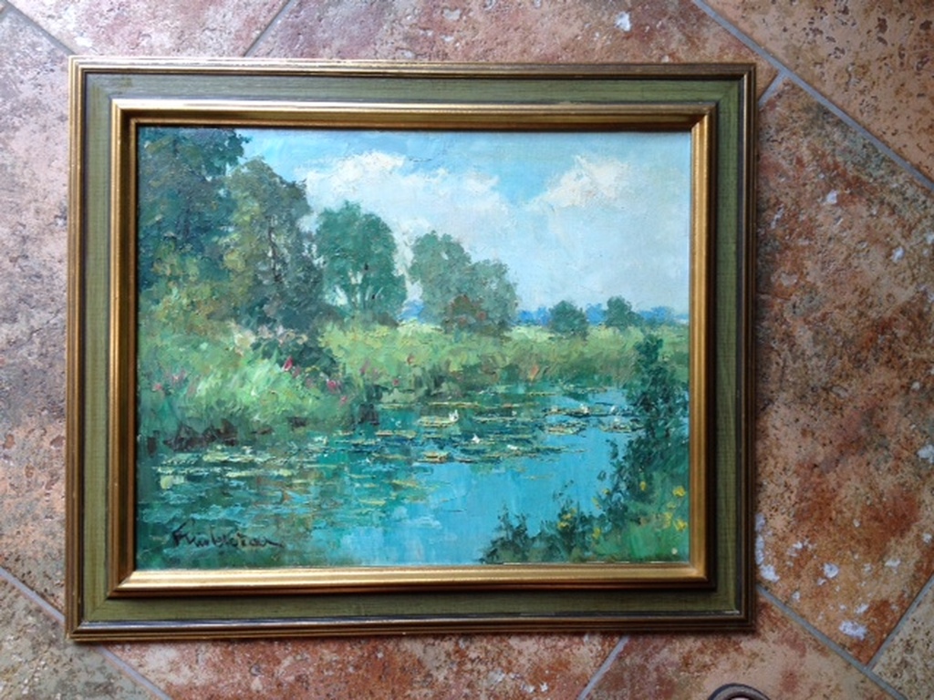 Landschap aan de Vecht kopen? Bied vanaf 200!