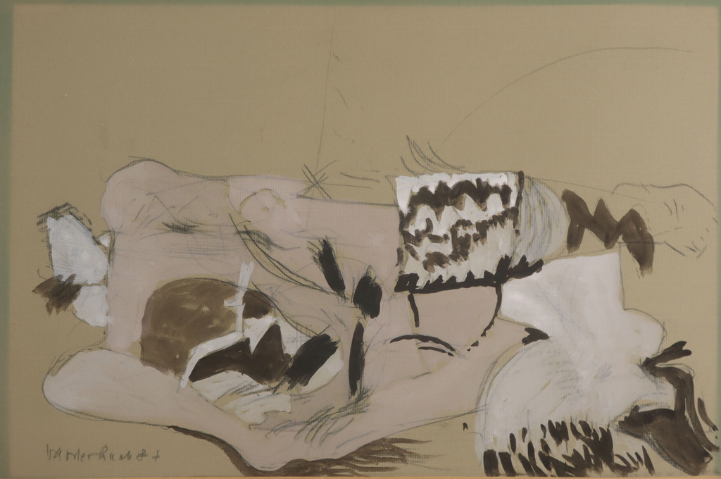 Onbekend gesigneerd: Gemengde techniek, Zonder titel kopen? Bied vanaf 1!