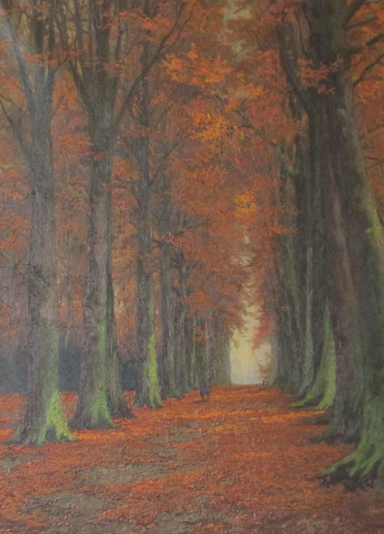 Jacques Bergmans: Olieverf op doek, Herfstbos kopen? Bied vanaf 175!