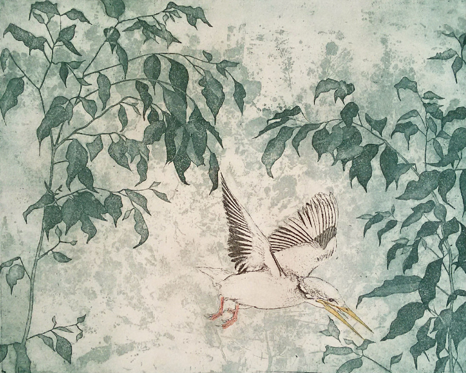 Frank Porcelijn - Overtocht, aquatint ets kopen? Bied vanaf 40!