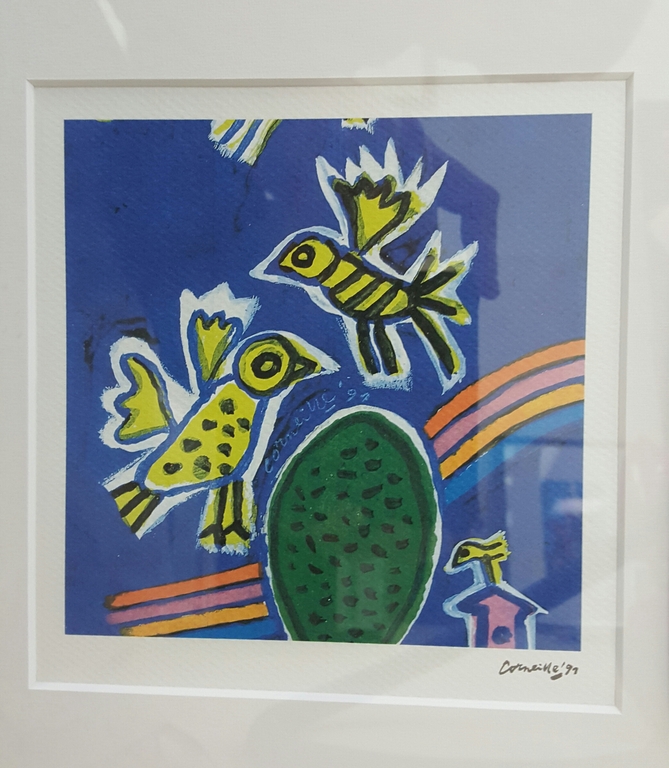 Corneille stropdas Society Shop 1991 + litho incl lijst. kopen? Bied vanaf 150!