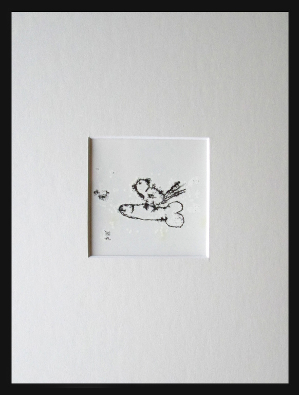 Biennale 2007 - Singing Bird - Tracey Emin, in passe-partout - ready to frame  kopen? Bied vanaf 28!