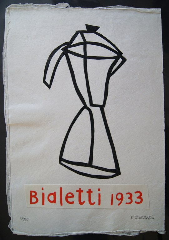 Klaas Gubbels grote houtdruk/collage uit 2011. kopen? Bied vanaf 425!