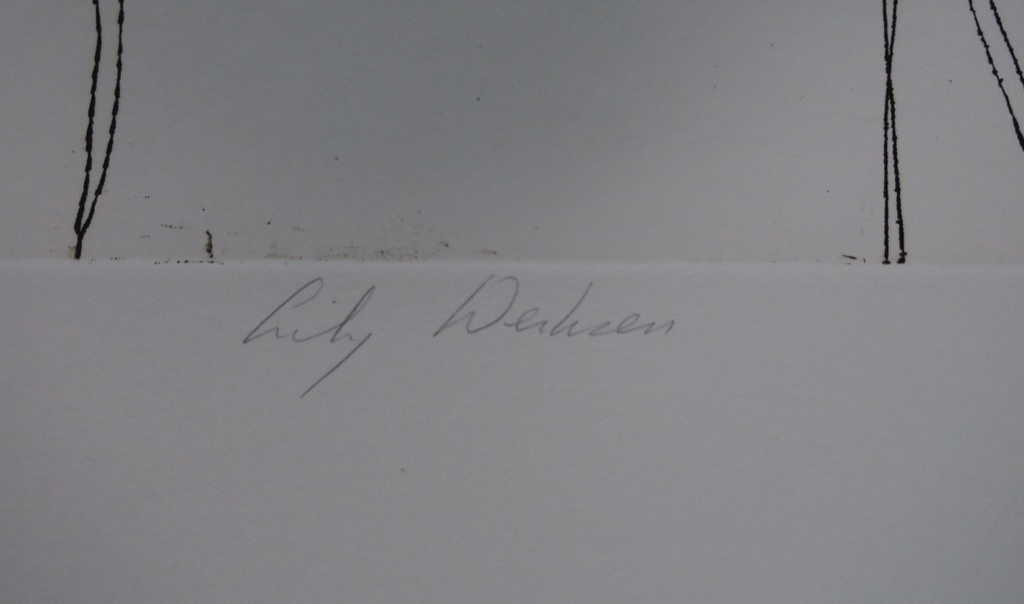 Lot met 15 etsen van Lily Derksen: Lilies kopen? Bied vanaf 1!