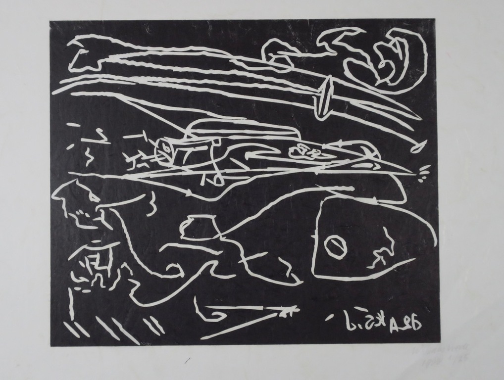 Wim Izaks: Lino op rijstpapier, Vrede kopen? Bied vanaf 1!