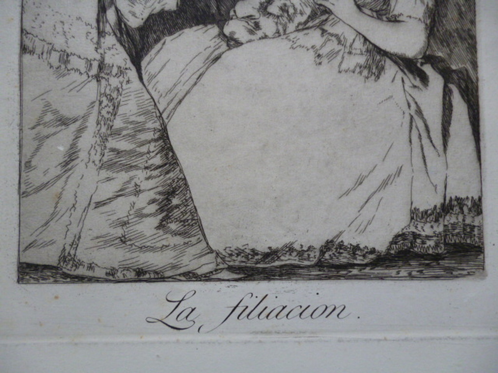 Francisco José de Goya y Lucientes - ets - La filiacion kopen? Bied vanaf 125!