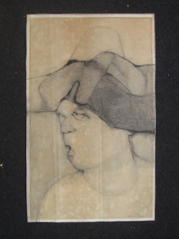 Grote Gesigneerde Houtskooltekening "de Domme" Dordrecht Rein Dool (1933-)  kopen? Bied vanaf 1!