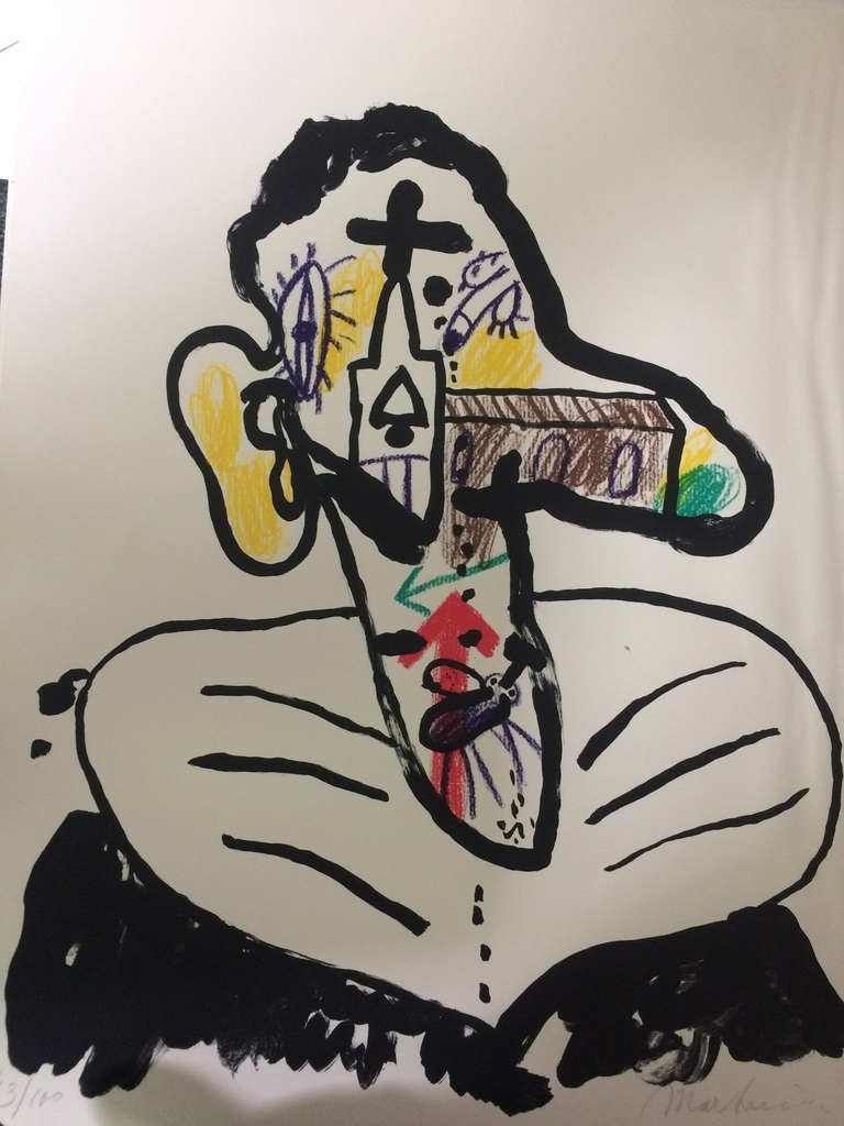 Anton Matineau, kleurrijke zeefdruk 43/100 kopen? Bied vanaf 1!