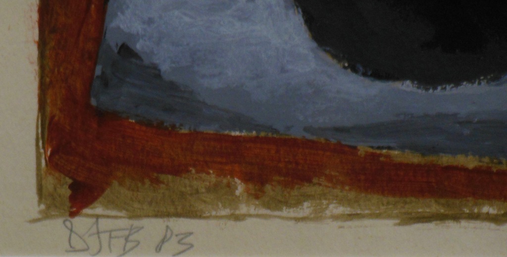 Jan Broers: Gouache, No. 6 -Ingelijst kopen? Bied vanaf 1!