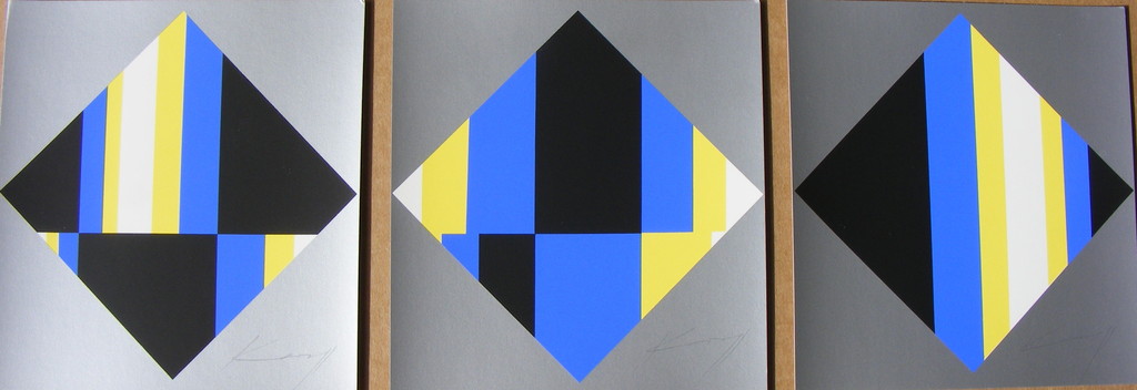 Edgar Knoop, 3 litho's, handgesigneerd! kopen? Bied vanaf 45!