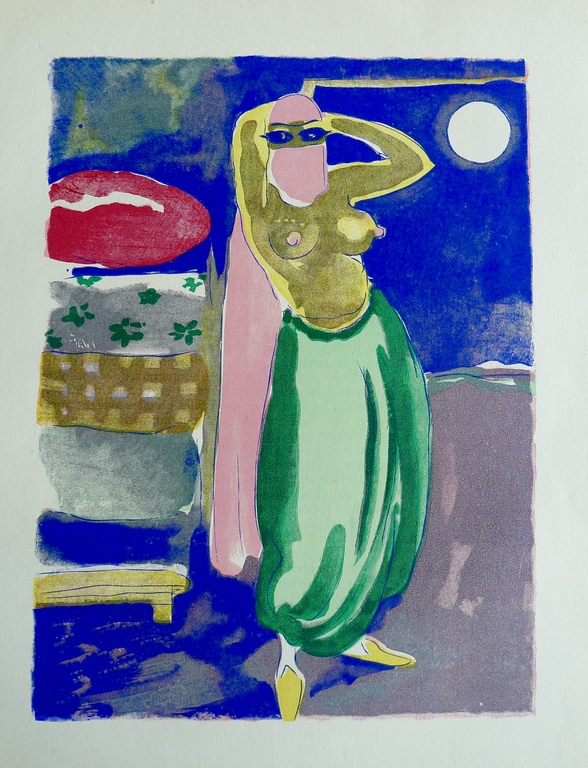 Kees van Dongen, Houtgravure,"La Culotte verte" kopen? Bied vanaf 1!