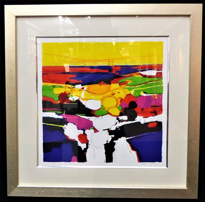 Frank Lejeune,Zeefdruk op papier, Ingelijst, First visit Veuls les Roses kopen? Bied vanaf 100!