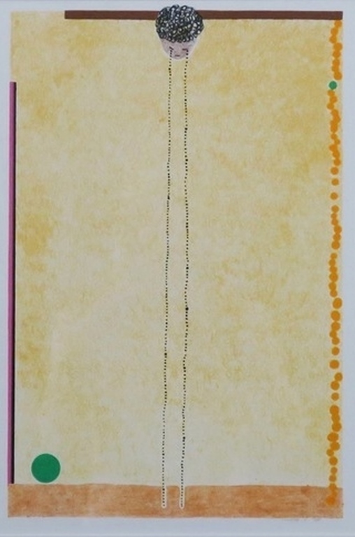 CARIN UNVERZAGT  Zeefdruk    TRANEN   Handgesigneerd verkocht voor € 35!