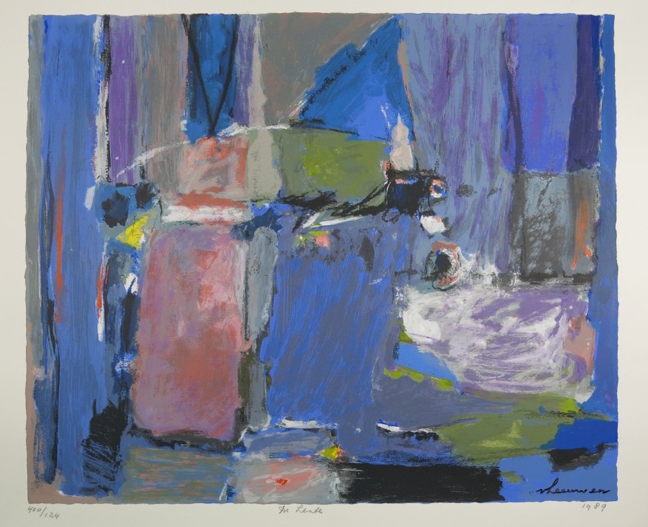 Wil van Leeuwen: Litho, De lente verkocht voor € 100!