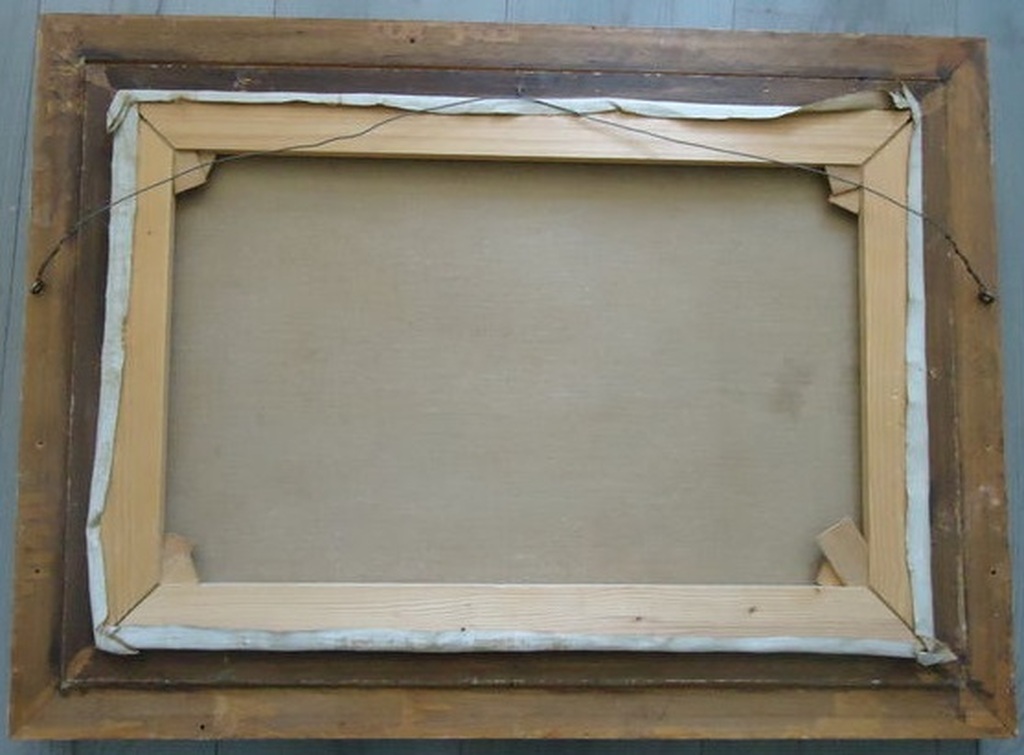 Jacobus Leonardus van der Meide - Mediterrane tuin, olieverf op doek, gesigneerd kopen? Bied vanaf 150!