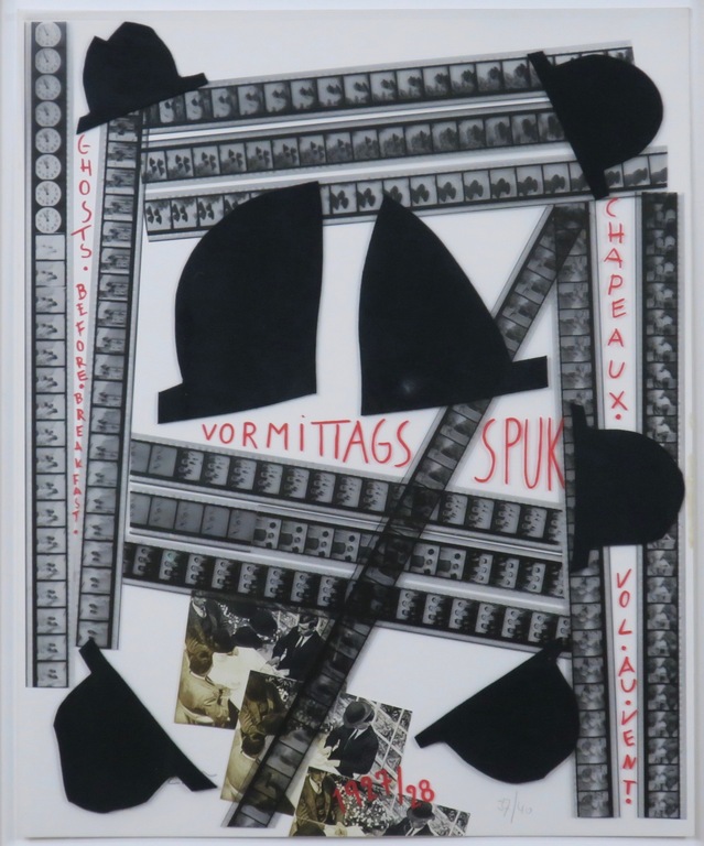 Hans Richter: Collage op transparante folie, Vormittagsspuk - Ingelijst  kopen? Bied vanaf 350!