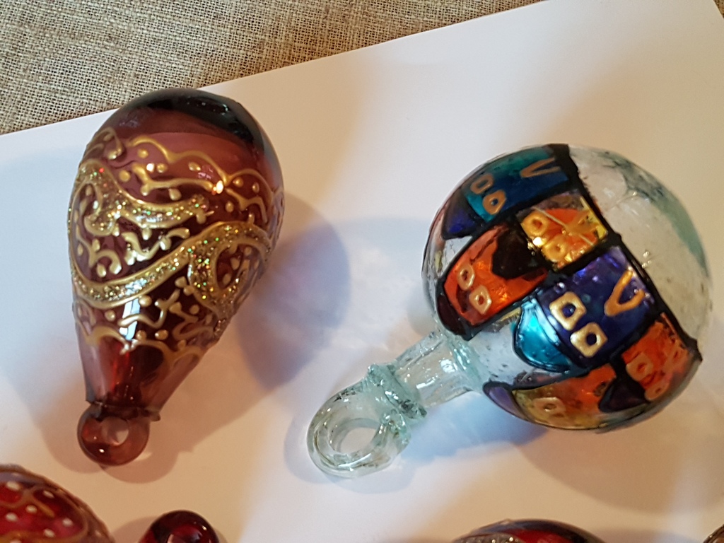 Israeel- mondgeblazen en handgeschilderd  set van 6 pz kopen? Bied vanaf 20!