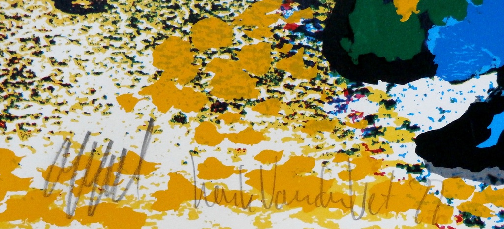 Karel Appel - zeefdruk: De Tovenaar - 1977 kopen? Bied vanaf 250!