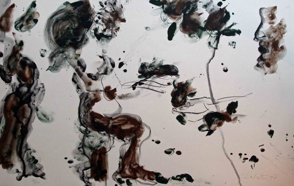 Ger Lataster - Het oordeel van Paris, zeer grote litho 18/50 verkocht voor € 200!