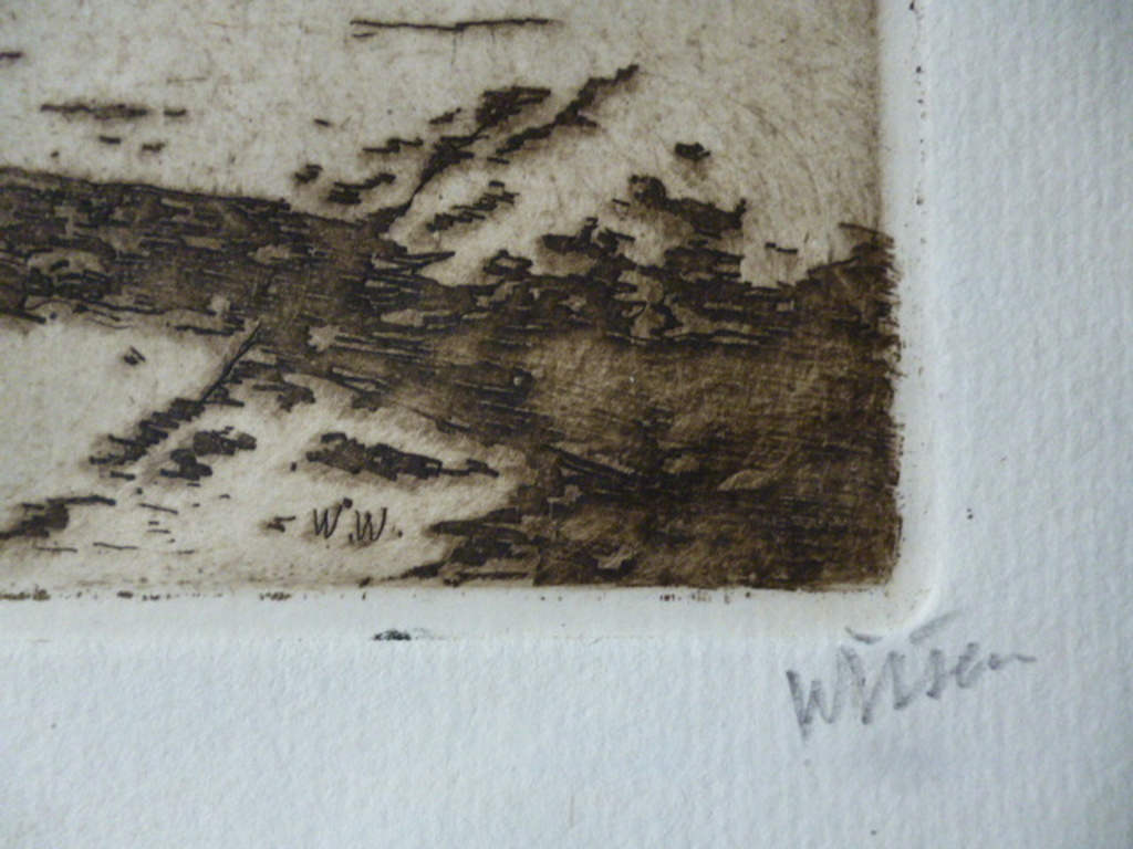 Willem Witsen - ets - Dooiweer, Ede kopen? Bied vanaf 350!