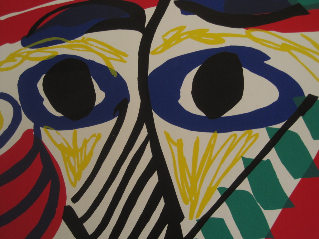 Epr d'Art. gesigneerde Litho van Y. Brouwers 951_) CoBrA voorstelling "Hoofd"  kopen? Bied vanaf 1!